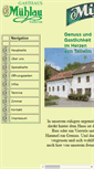 Mobile Screenshot of gasthaus-muehlau.de